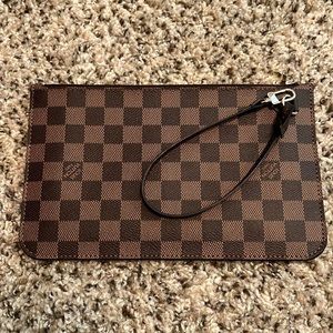 Louis Vuitton Neverfull pochette Damier Ebene